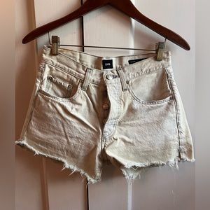 Edwin Cai Cut Off denim shorts in size 26